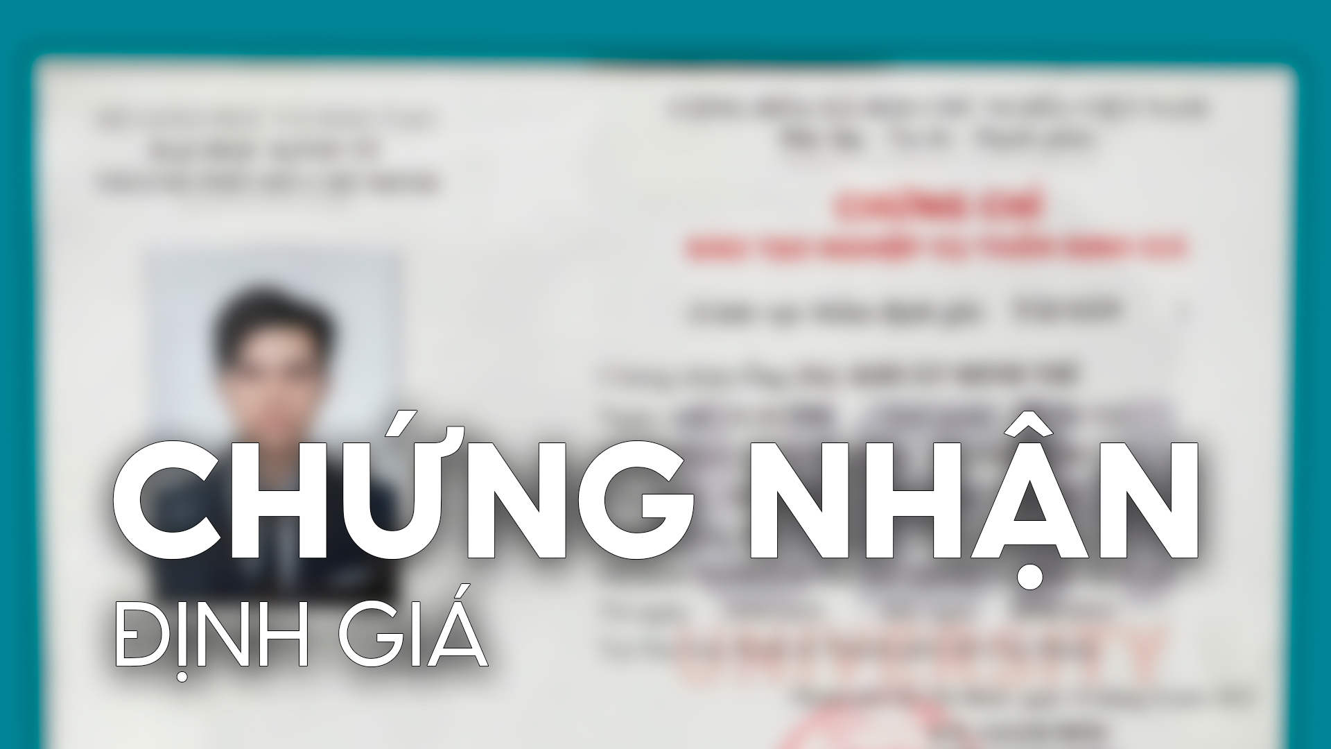Chứng nhận định giá