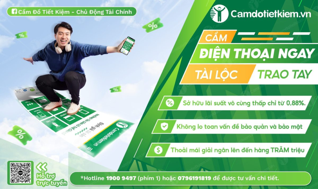 Cầm đồ sinh viên lãi suất thấp, giải ngân nhanh